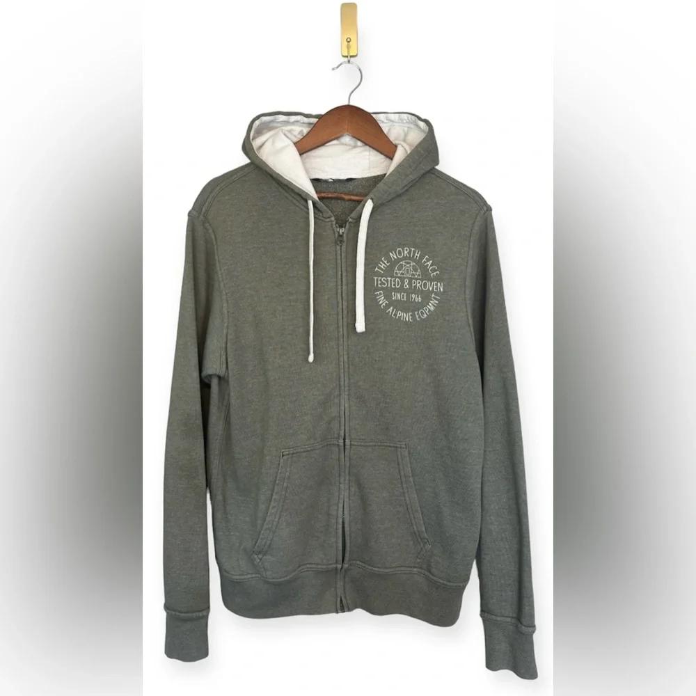 THE NORTH FACE Fine Alpine Equipment Full Zip Green Hoodie Jacket Men‎ Medium